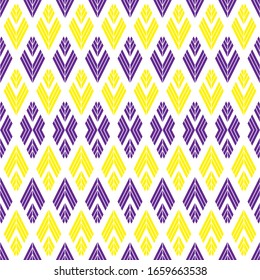 Seamless pattern with oblique colored segments