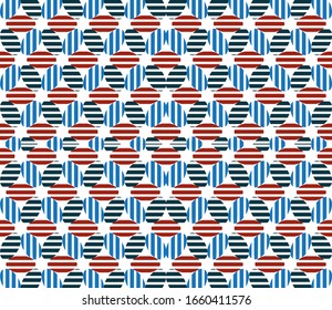 Seamless pattern with oblique colored segments(ellipses)