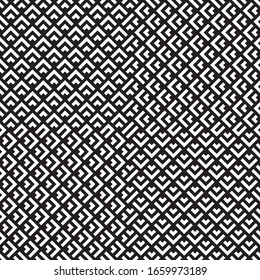 Seamless pattern with oblique geometric black shapes