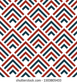 Seamless pattern with oblique red and green stripes.