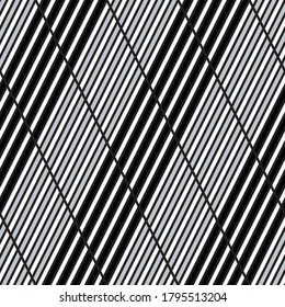 Seamless pattern with oblique silver gray segments