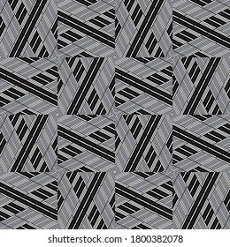 Patrón sin soldadura con segmentos de color gris plateado oblicuo