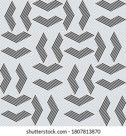 Patrón sin soldadura con segmentos de color gris plateado oblicuo