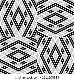 Seamless pattern with oblique SILVER GRAY bands