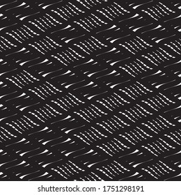 Seamless pattern with oblique wavy white segments
