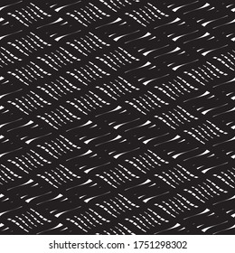 Seamless pattern with oblique wavy white segments
