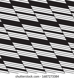 
Seamless pattern with oblique white bands
