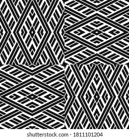Seamless pattern with oblique white bands