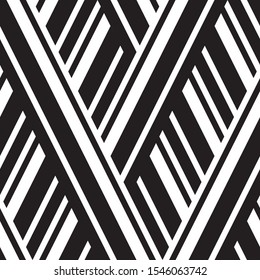 Seamless pattern with oblique white black lines.