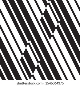 Seamless pattern with oblique white and black streaks.