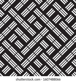 Seamless pattern with oblique white segments