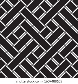 Seamless pattern with oblique white segments