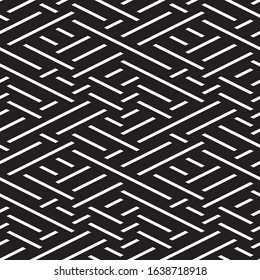 Seamless pattern with oblique white segments.