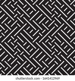 Seamless pattern with oblique white segments.
