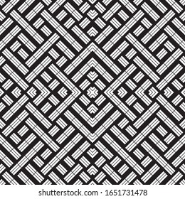 Seamless pattern with oblique white segments