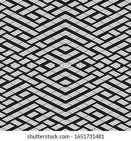 Seamless pattern with oblique white segments