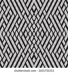 Seamless pattern with oblique white segments