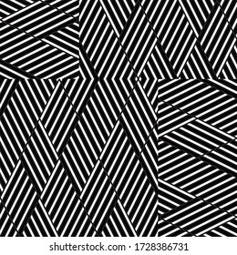 Seamless pattern with oblique white segments