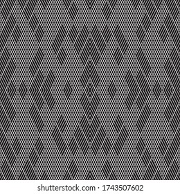 Seamless pattern with oblique white segments