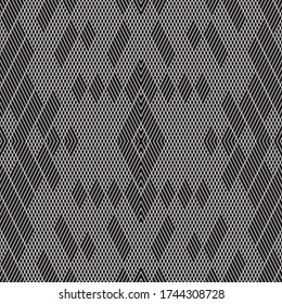 Seamless pattern with oblique white segments