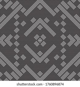 Seamless pattern with oblique white segments