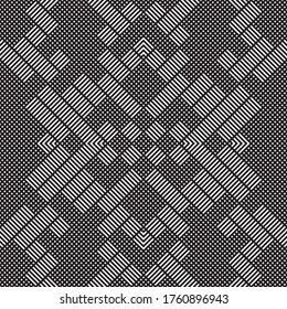 Seamless pattern with oblique white segments