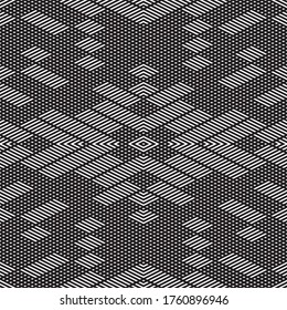 Seamless pattern with oblique white segments