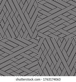 Seamless pattern with oblique white segments