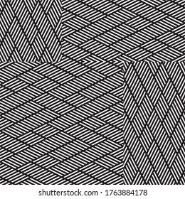 Seamless pattern with oblique white segments