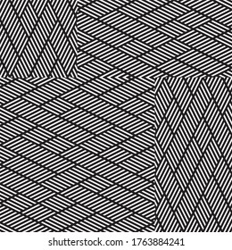 Seamless pattern with oblique white segments
