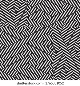 Seamless pattern with oblique white segments