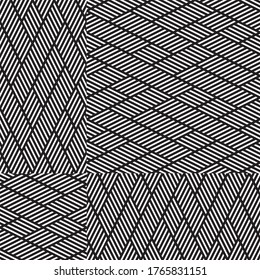 Seamless pattern with oblique white segments