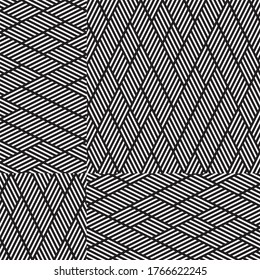 Seamless pattern with oblique white segments