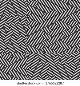 Seamless pattern with oblique white segments