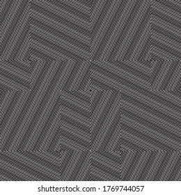 Seamless pattern with oblique white segments