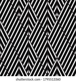 Seamless pattern with oblique white segments