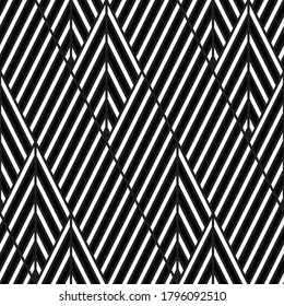 Seamless pattern with oblique white segments