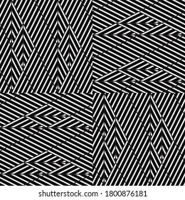 Seamless pattern with oblique white segments