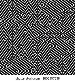 Seamless pattern with oblique white segments