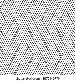 Seamless pattern with oblique white segments