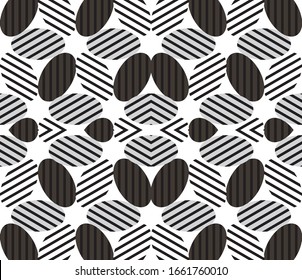 Seamless pattern with oblique white segments(ellipses)