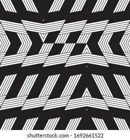 Seamless pattern with oblique white stripes