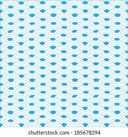 seamless pattern in ocean colors