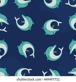 Seamless pattern oceanic theme. 