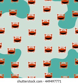 Seamless pattern oceanic theme. 