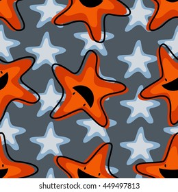 Seamless pattern oceanic theme. 