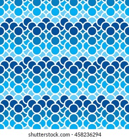Seamless pattern oceanic theme