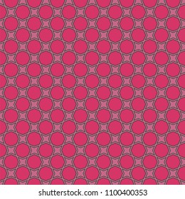 seamless pattern with octagonals in red and pink shades