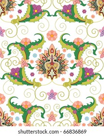 seamless pattern ofPersian ornament