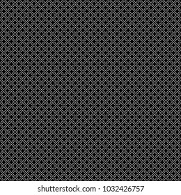 Seamless pattern with ogee ornament. Oriental traditional ornamentation with repeated rounded shapes. Window tracery wallpaper. Grid motif. Digital paper, textile print, web design. Vector art image.